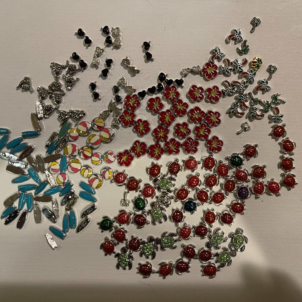 Memory locket floating charms Hawaii